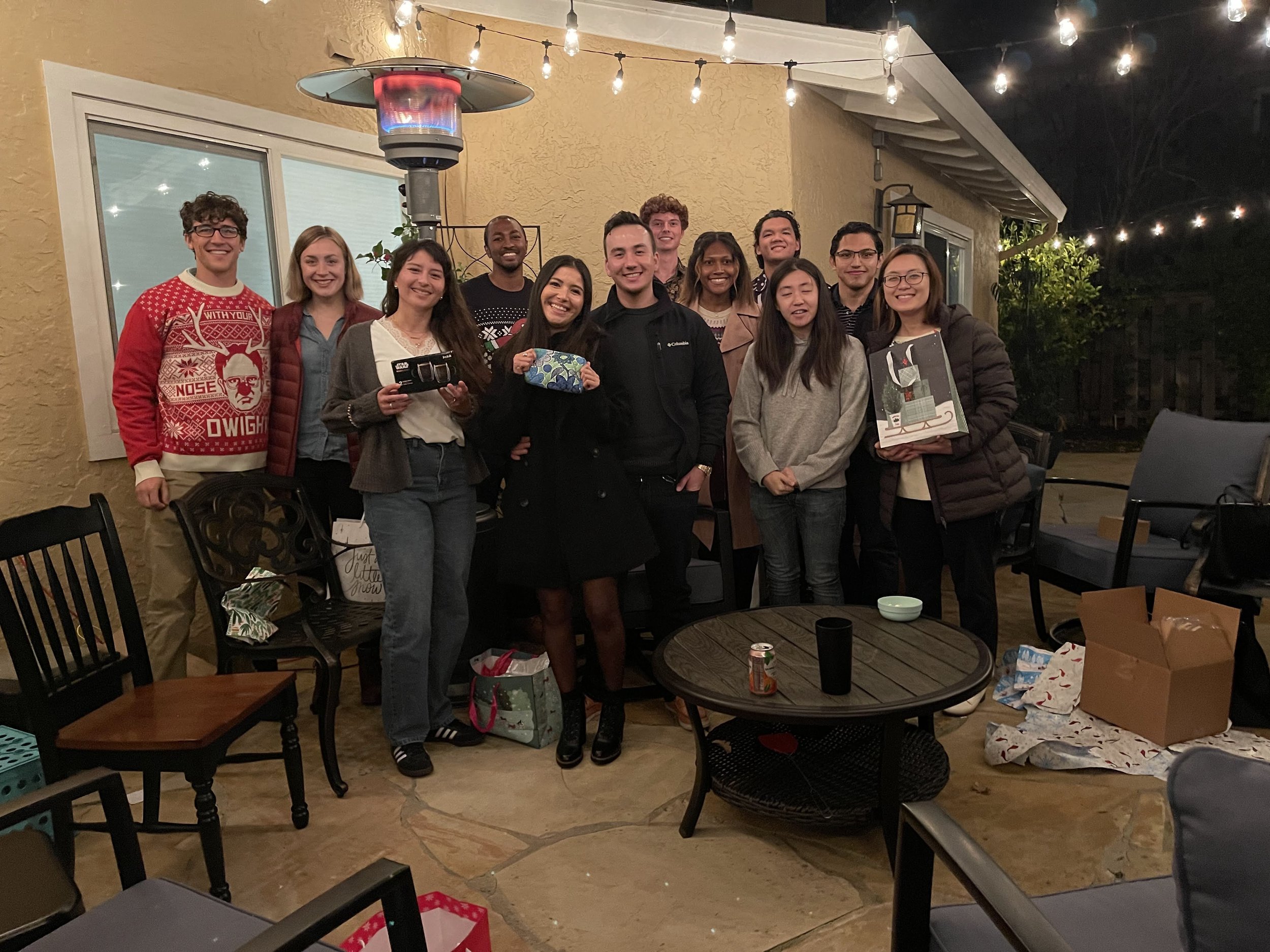 Sharaf Lab photo: 211209: 1st Barraf Lab Holiday Party