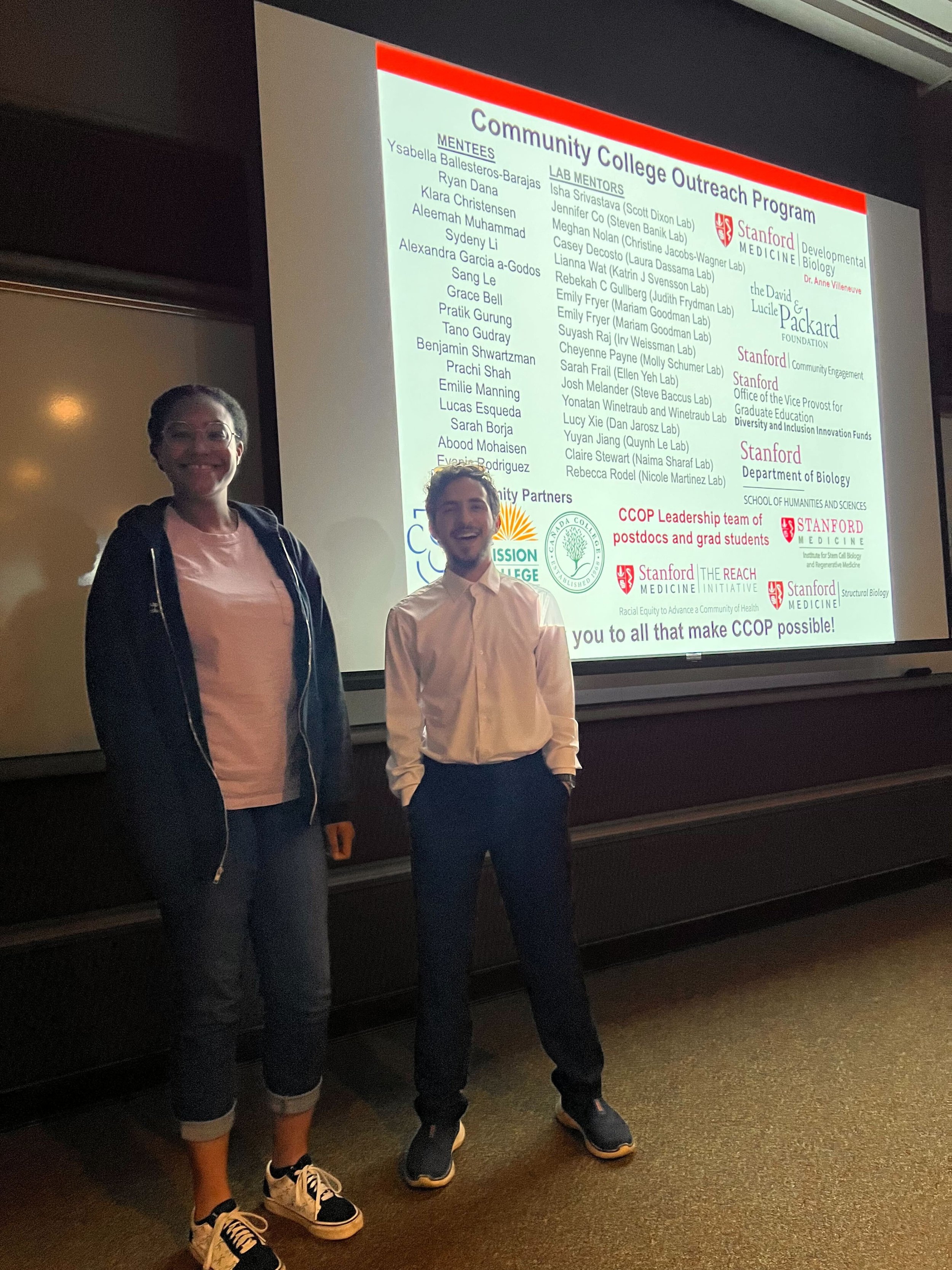Sharaf Lab photo: 230814 Community college outreach program