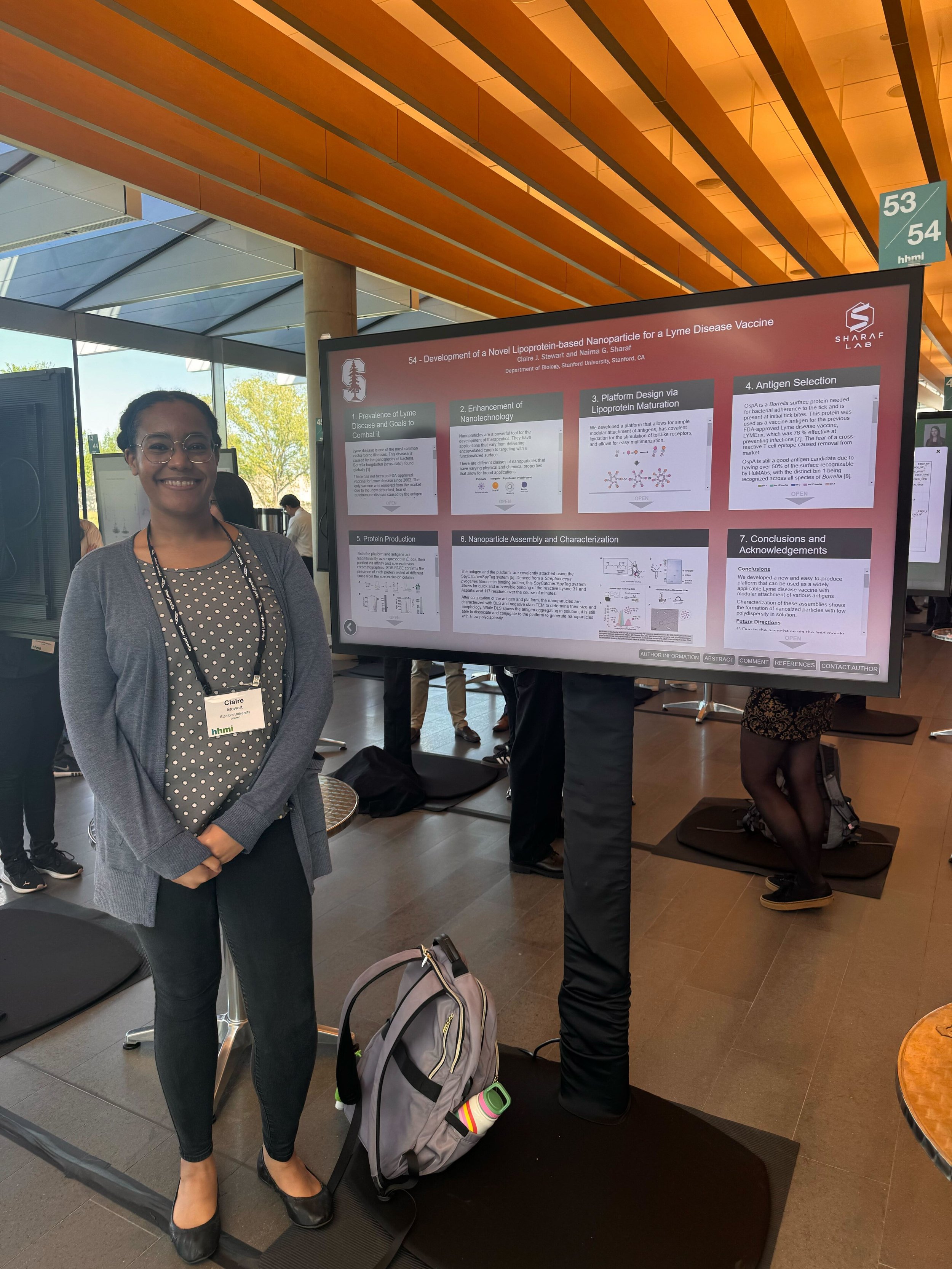 Sharaf Lab photo: 250423 Claire's Presentation