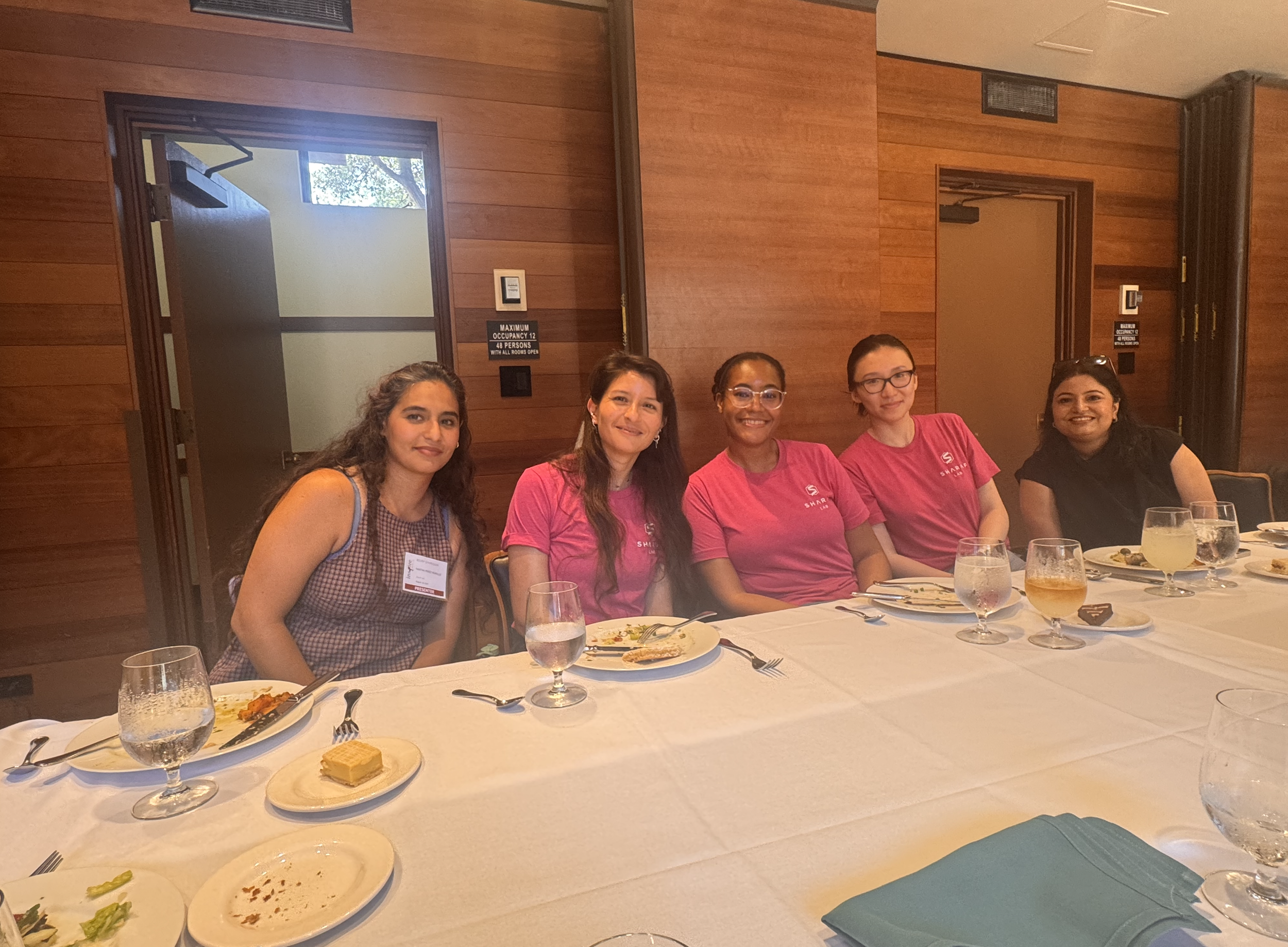 Sharaf Lab photo: 250828 BioRETs lunch!