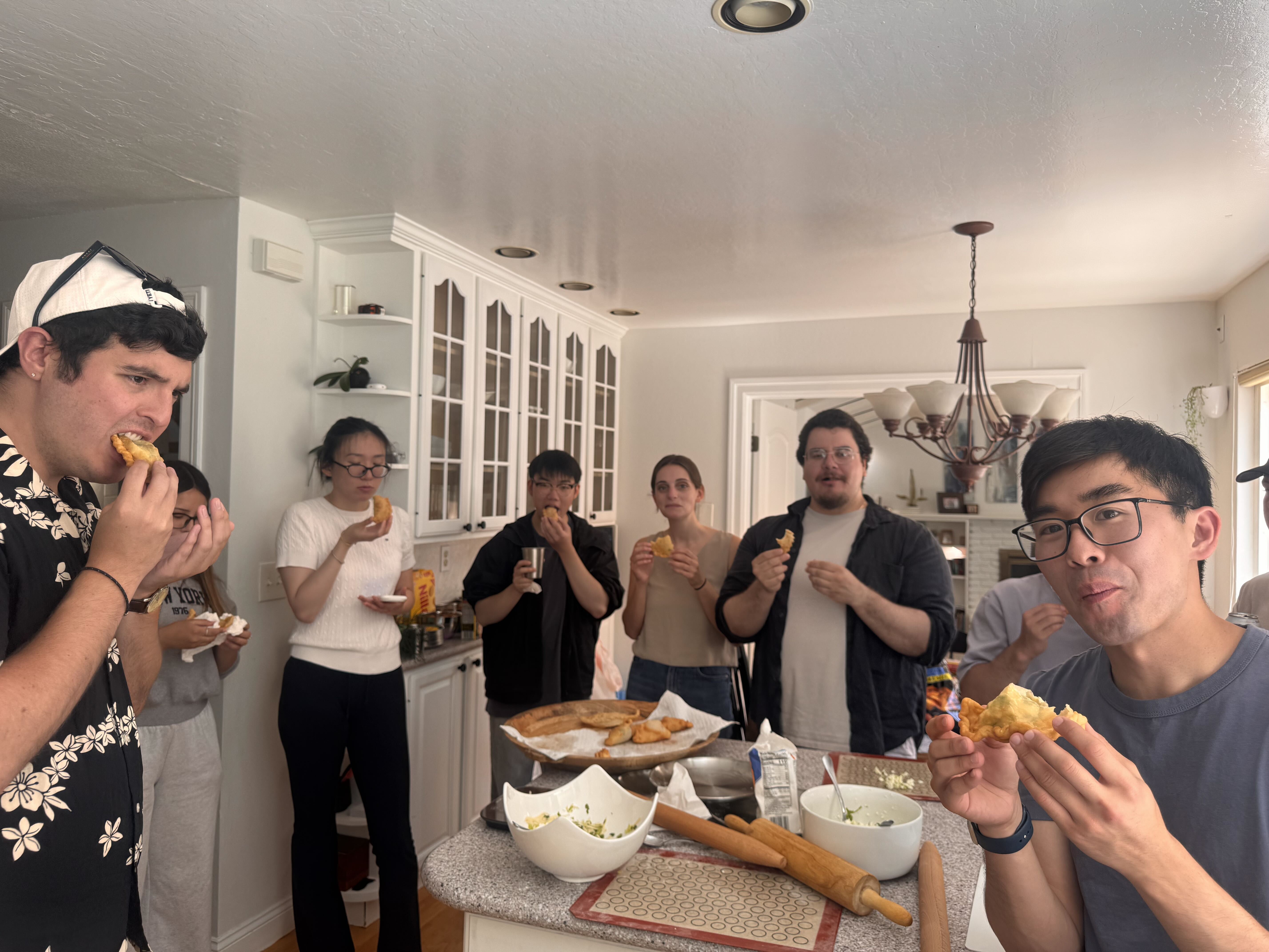 Sharaf Lab photo: 260802 Empanada party!